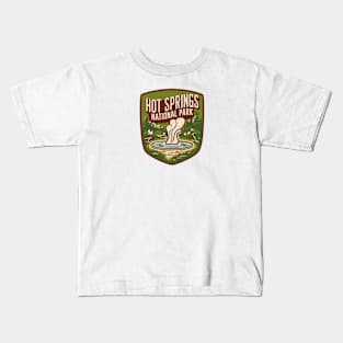 Hot Springs National Park Retro Vintage Travel Souvenir Kids T-Shirt